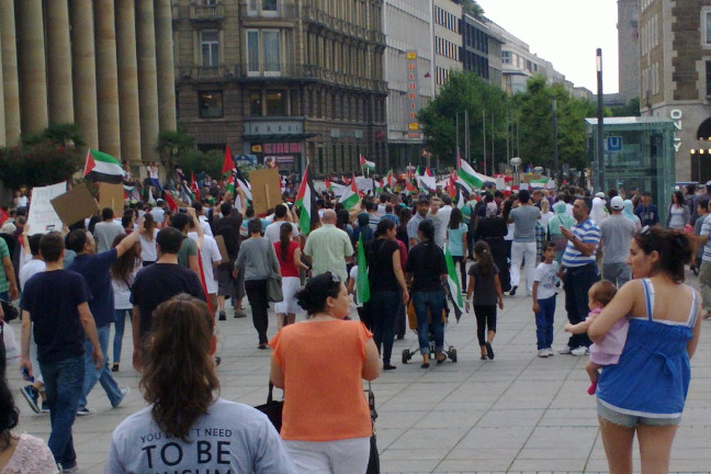 Manifestación pro Palestina.